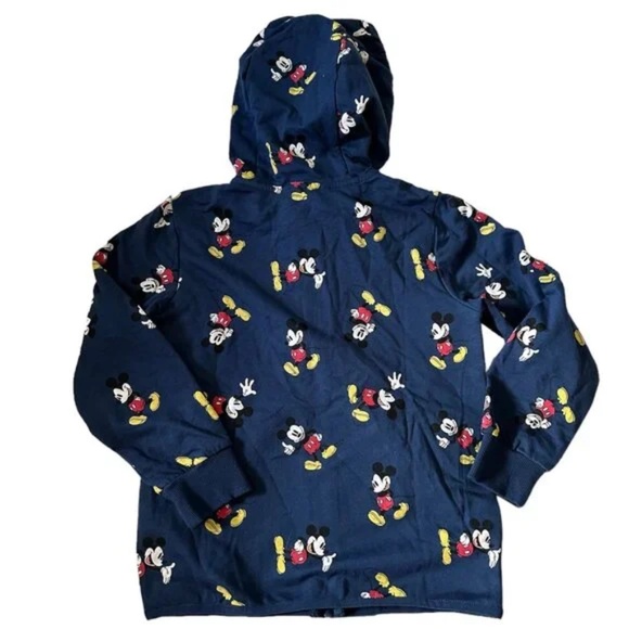 Hoodie Lot with Shirt- Disney Mickey Mouse Youth Size 5/6 Zip Sweatshirt NWT - Picture 3 of 11